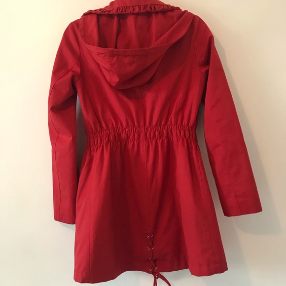 Laundry by Shelli Segal Red Jacket with hood XS - Picture 8 of 10